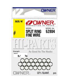 Кольцо заводное OWNER Split Ring Fine Wire №0 24шт