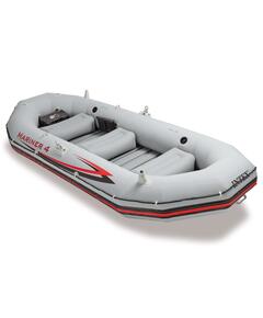 68376 Надувная лодка Intex Mariner 4, 4х-местн., 328 х 145 х 48 см, алюмин.весла, ручной насос, до 400 кг