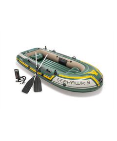 68380 Надувная лодка Intex Seahawk 3, трёхместная, с сиденьями, до 360 кг