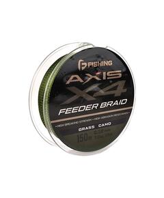 Шнур F-FISHING Axis Braid PE X4 Feeder 150м Grass Camo 0,12мм 7кг/15lb