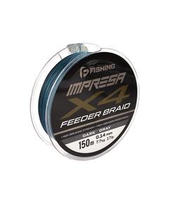 Шнур F-FISHING Impresa Braid PE X4 Feeder 150м Dark Grey 0,14мм 7,7кг/17lb