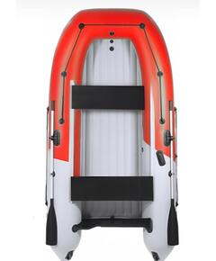 Надувная лодка Grouper 375W НДНД, серо-красный