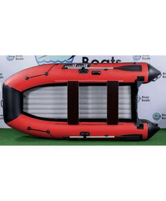 Надувная лодка RiverBoats RB 330 НДНД (черно-красный)