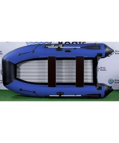 Надувная лодка RiverBoats RB 330 НДНД (черно-синий)