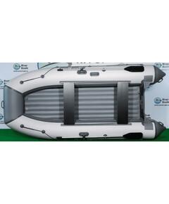 Надувная лодка RiverBoats RB 370 НДНД (серо-белый)