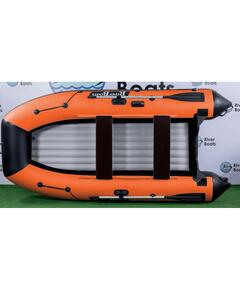 Надувная лодка RiverBoats RB 350 НДНД (черно-оранжевый)