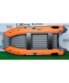 Надувная лодка RiverBoats RB 350 НДНД (серо-оранжевый)