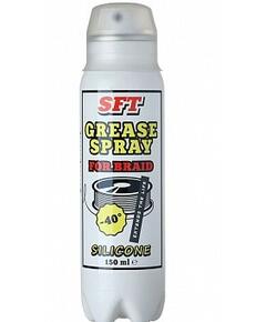 Смазка силиконовая для плетеных шнуров SFT "Grease Spray"