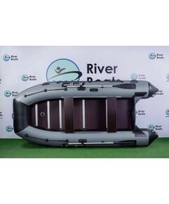Надувная лодка RiverBoats RB 370 Киль (черно-серый)