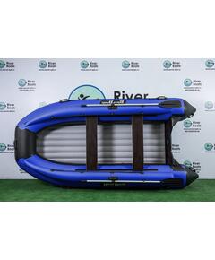 Надувная лодка RiverBoats RB 410 НДНД Фальшборт (черно-синий)