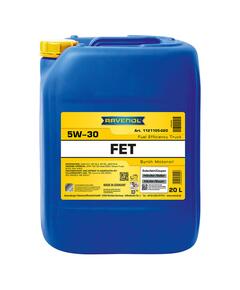 Моторное масло RAVENOL FET Fuel Efficiency Truck SAE 5W-30 (20л)