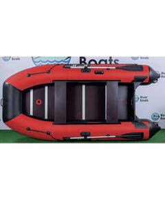 Надувная лодка RiverBoats RB 330 Киль (черно-красный)
