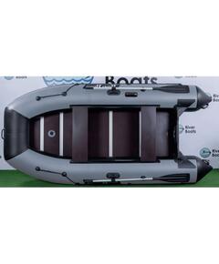 Надувная лодка RiverBoats RB 330 Киль (черно-серый)