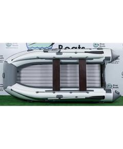 Надувная лодка RiverBoats RB 370 НДНД Фальшборт (серо-белый)