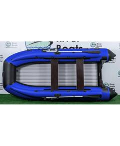 Надувная лодка RiverBoats RB 370 НДНД Фальшборт (черно-синий)