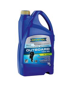 Моторное масло для 4-T лод.моторов RAVENOL Outboardoel 4T SAE 15W-40 (5л)