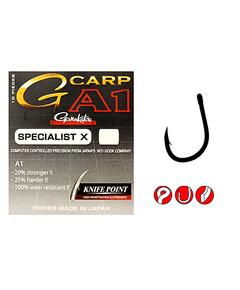 Крючки GAMAKATSU G-CARP A1 SPECIALIST X  Knife Point,size 002, 10st