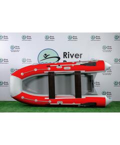 Надувная лодка РИБ RiverBoats RB 380 (бело-красный)
