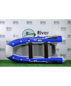 Надувная лодка РИБ RiverBoats RB 380 (бело-синий)
