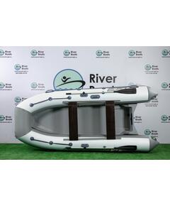 Надувная лодка РИБ RiverBoats RB 380 (серо-белый)