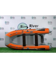 Надувная лодка РИБ RiverBoats RB 380 (серо-оранжевый)