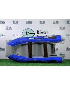 Надувная лодка РИБ RiverBoats RB 380 (серо-синий)