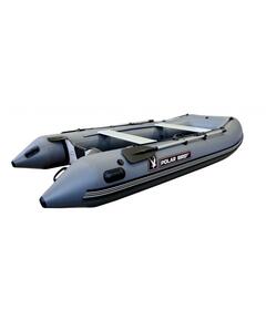 Надувная лодка Polar Bird 385M NEW Merlin Кречет (стеклокомпозит) серый