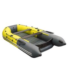 Надувная лодка Таймень NX 3800 НДНД PRO MAX желтый/графит