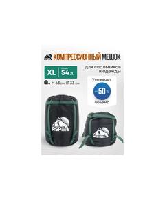 Мешок компрессионный RSP BAG XL черный, с зелеными ремнями