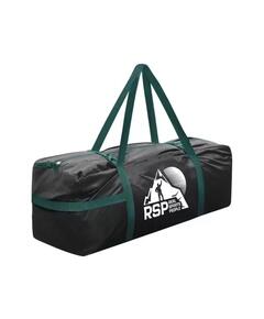 Сумка RSP Duffel XL для палатки и снаряжения, черный, зеленая стропа