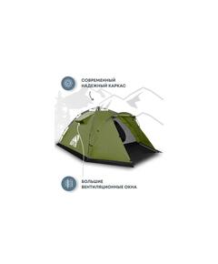 Палатка автоматическая RSP Narle 3 для туризма и кемпинга, оливково-зеленый
