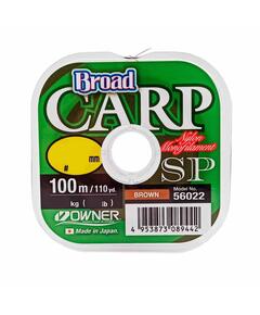 Леска OWNER Broad Carp SP brown 100м 0,18мм 2,6кг