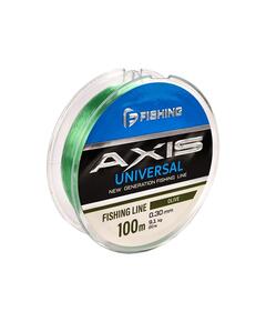 Леска F-FISHING Axis Universal Line Olive 100м 0,30мм 9,1кг 20lb