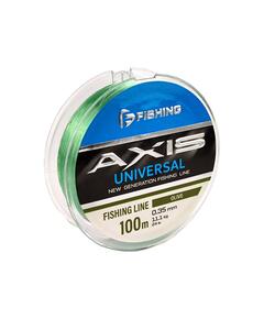 Леска F-FISHING Axis Universal Line Olive 100м 0,35мм 11,1кг 24lb