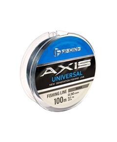 Леска F-FISHING Axis Universal Line Silver 100м 0,30мм 9,1кг 20lb