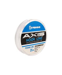 Леска F-FISHING Axis Hook Line Clear 25м 0,14мм 2,15кг 5.5lb