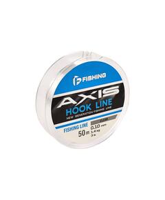 Леска F-FISHING Axis Hook Line Clear 50м 0,10мм 1,4кг 3lb