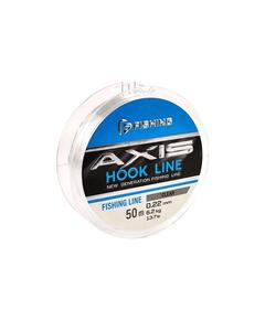 Леска F-FISHING Axis Hook Line Clear 50м 0,22мм 6,2кг 13,7lb