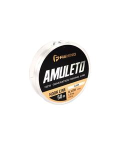 Леска F-FISHING Amuleto Hook Line Clear 50м 0,108мм 1,00кг 2,2lb