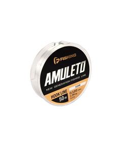 Леска F-FISHING Amuleto Hook Line Clear 50м 0,122мм 1,39кг 3,1lb