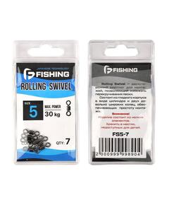 Вертлюг F-FISHING Rolling Swivel №5