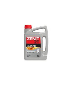 Масло моторное полусинтетическое для 2-тактных двигателей ZENIT 2T JASO FD, 4 л