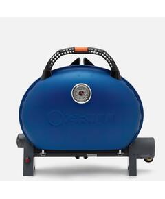 Портативный газовый гриль O-GRILL500 MT синий (в комплекте адаптер тип А) - с термометром