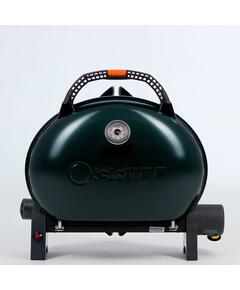 Портативный газовый гриль O-GRILL500 MT зеленый (в комплекте адаптер тип А) - с термометром