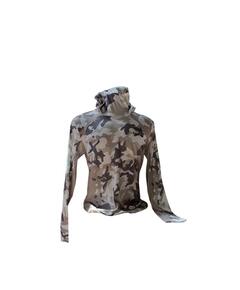 Защитная джерси FishCamp Simms, р.XXXXL (60) woodland песочный камуфляж