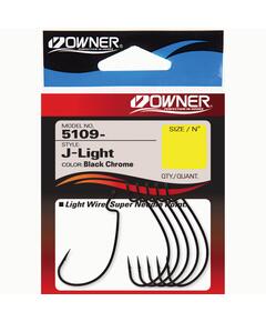 Крючок OWNER J - Light Worm Hook BC №1/0 6шт