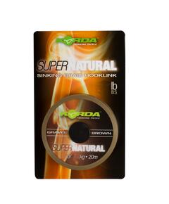 Поводковый материал KORDA Super Natural Gravel Brown 25lb 20м