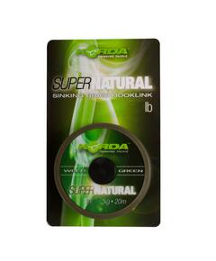 Поводковый материал KORDA Super Natural Weedy Green 25lb 20м