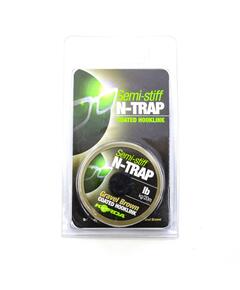 Поводковый материал KORDA N-Trap Semi-stiff 20lb Gravel