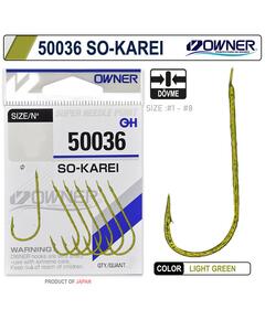 Крючок OWNER So-Karel light green №8 13шт